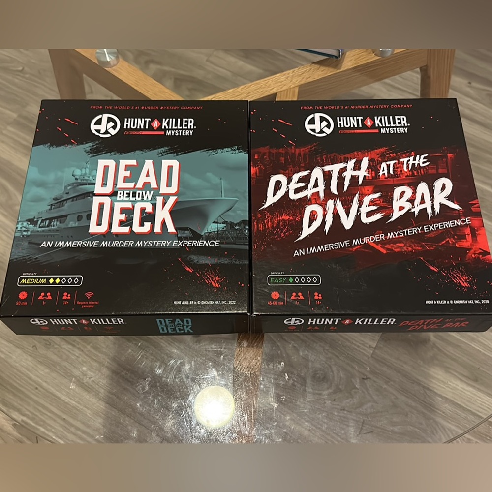 “Hunt a Killer” Murder Mystery Party games (bundle)